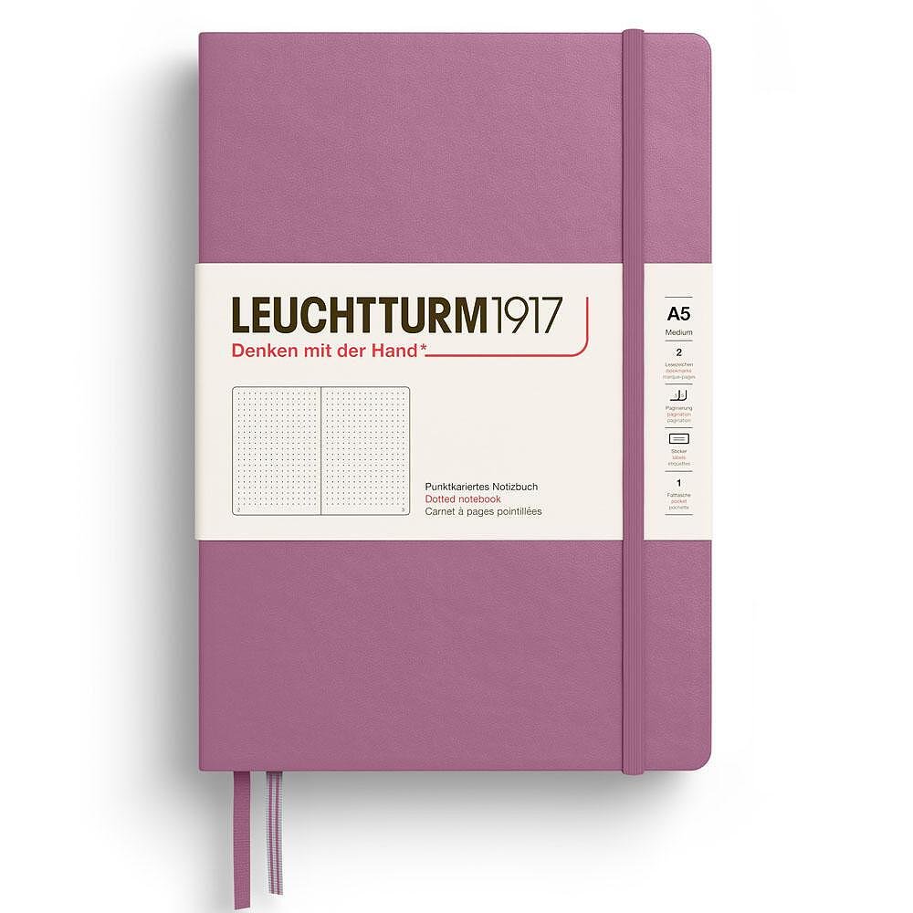 tefter-leuchtturm1917-new-colours-2025-deep-sea-a5-tvardi-korici-na-tocki-copy-67322e0c837fe Тефтер Leuchtturm1917 New Colours 2025 - Dusty Rose, A5, твърди корици, на точки - Image 1