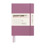 Тефтер Leuchtturm1917 New Colours 2025 - Dusty Rose, A5, меки корици, на точки