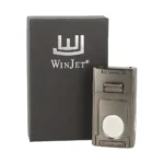 Запалка WinJet - Gunmetal Satin, с 2x пламък, резачка, пънч, игла - Image 5