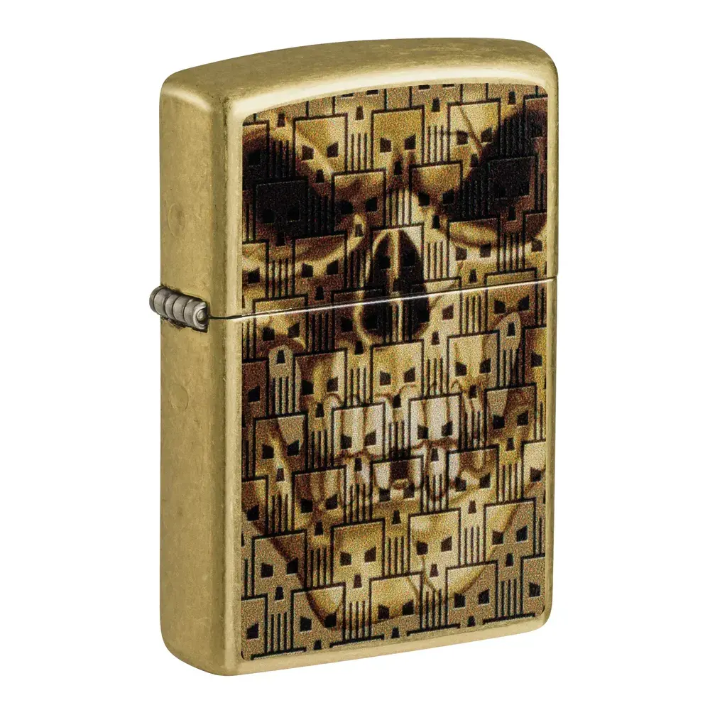 zapalka-zippo-skulls-on-skulls-design-69b27e1398601 Запалка Zippo - Skulls on Skulls Design - Image 1