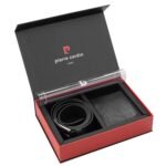 Мъжки комплект портфейл и колан Pierre Cardin - 110 см - Image 7
