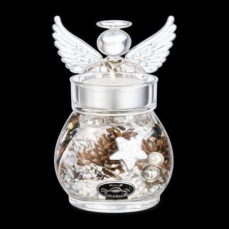 gift92-493d32313737353b Стъклен свещник АНГЕЛ - Image 1