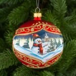 Стъклена топка - Снежен човек - Image 5