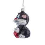Стъклена коледна играчка - Котарак - Image 2