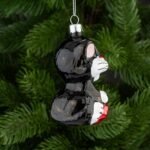 Стъклена коледна играчка - Котарак - Image 5