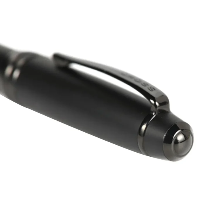 Химикалка Cross Bailey - Black Lacquer with polished PVD appointments - Image 2