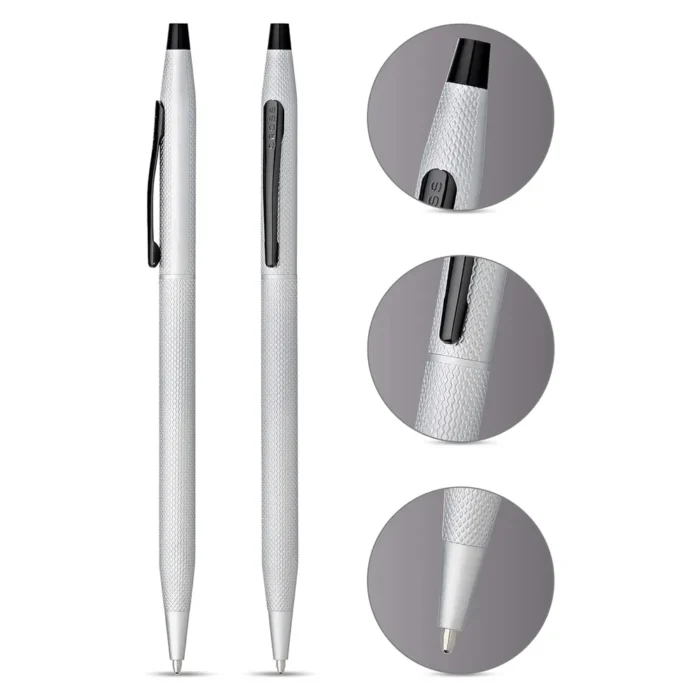 Химикалка Cross Classic Century - Brushed Chrome PVD - Image 2
