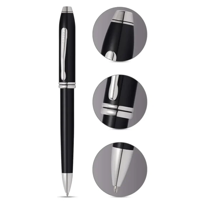 Химикалка Cross Townsend - Black/Platinum - Image 2