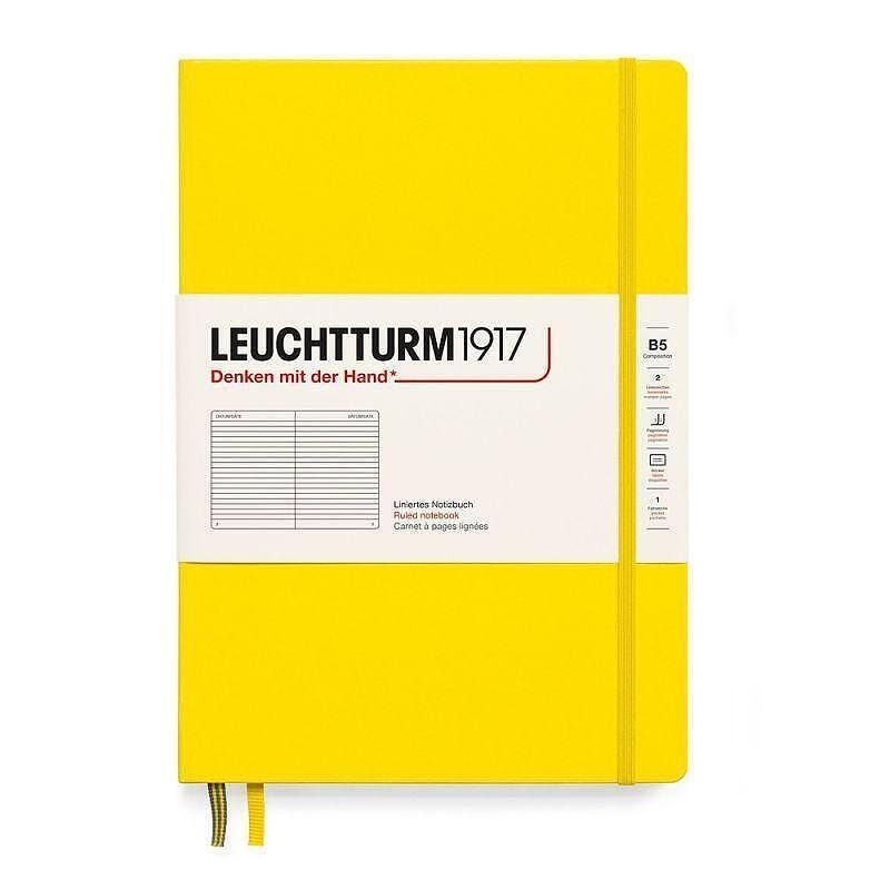 tefter-b5-leuchtturm1917-notebook-composition-tvardi-korici-lemon-redove-image_650028acd9be3 Тефтер B5 Leuchtturm1917 Notebook Composition, твърди корици, Lemon, редове - Image 1